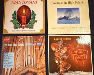 Mantovani Christmas Carols Vinyl Record Collection