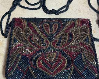 Art Deco Style Beaded Evening Bag