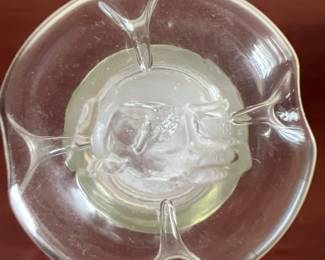 Glass Ship in a Bottle Decanter
