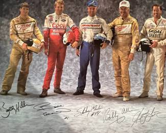 1988 The Winston NASCAR Driver Signed Poster
