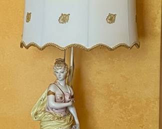 Benrose Style Figural Table Lamp