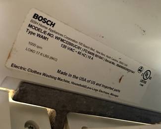 Bosch Nexxt 300 Series Front Load Washer