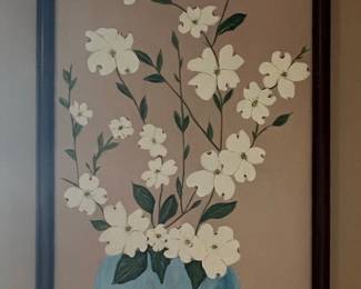 Dogwood Floral Still Life Painting