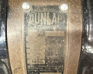 Dunlap Bench Grinder on Pedestal Stand