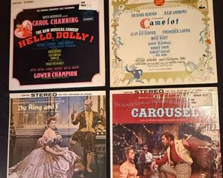 Vintage Broadway Musical Vinyl Record Collection