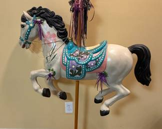Carousel Style Horse by Virginia Hatcher