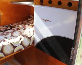 Custom Tiki Style Micro Travel Trailer (interior)