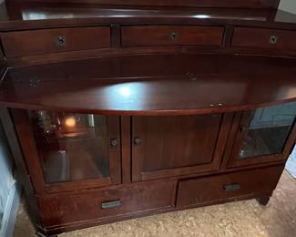 Arts & Crafts Mission Oak Sideboard with Mirror