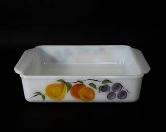 Fire King Gay Fad Fruit Baking Dish