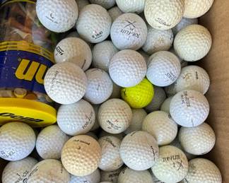 Assorted Used Golf Balls