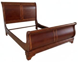 Louis Philippe Style Sleigh Bed Frame