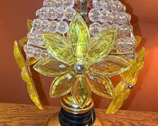 Verstella Crystal Floral Accent Lamp