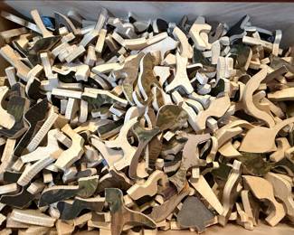 Vintage Swedish P&B Wooden Jigsaw Puzzles