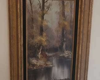 B. Neubauer Landscape Oil Painting