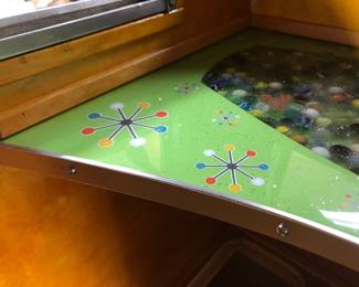 Custom Tiki Style Micro Travel Trailer (interior)