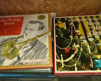 Reader's Digest The Swing Years & Music for a Merry Christmas Vinyl Record Box Sets
