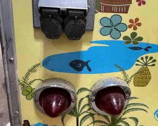 Custom Tiki Style Travel Trailer