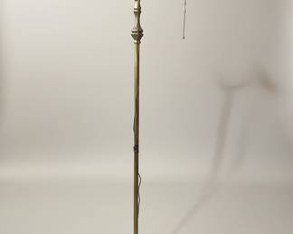 Vintage Brass Bridge Arm Floor Lamp Style