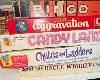 Vintage Board Game Lot