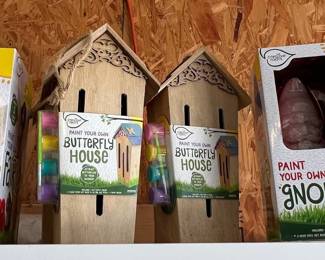 Creative Roots Paint Your Own Craft Kits - Fairy, Butterfly House, Gnome