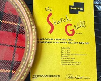Vintage Skotch Kooler and Grill Collection with Thermos Lunch Box