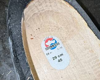 Old Amsterdam Style Wooden Clogs