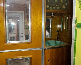 Custom Tiki Style Travel Trailer