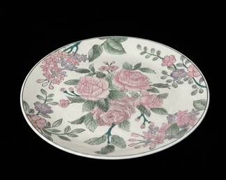 H.F.P. Macau Floral Decorative Plate