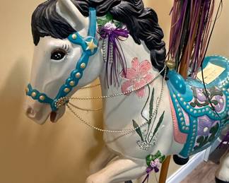 Carousel Style Horse by Virginia Hatcher