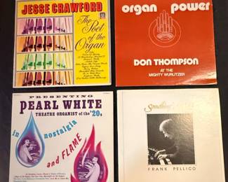 Vintage Organ Music Vinyl Record Collection