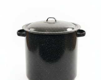 Granite Ware Speckled Enamelware Stock Pot
