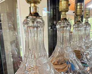 American Brilliant Period Style Cut Glass