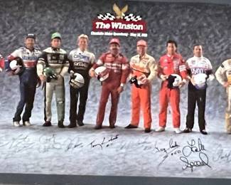 1988 The Winston NASCAR Driver Signed Poster