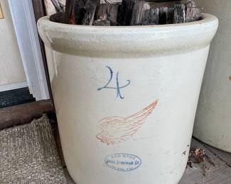 Red Wing 4-Gallon Stoneware Crock