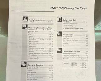 GE Profile XL44 Gas Range