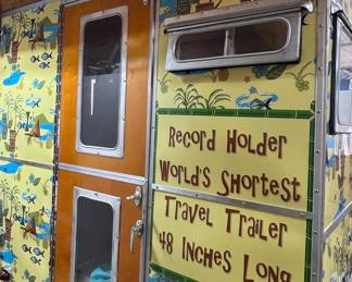 Custom Tiki Style Micro Travel Trailer