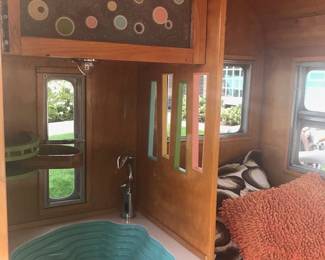 Custom Tiki Style Micro Travel Trailer (interior)