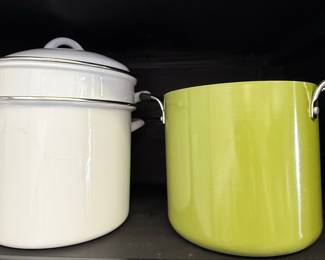 T-fal Enamelware Stock Pot and Colander Set