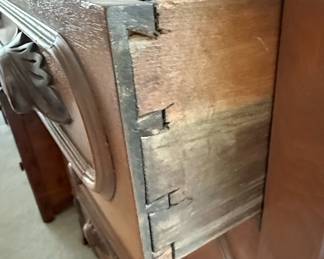 Victorian Carved Walnut Chest of Drawers