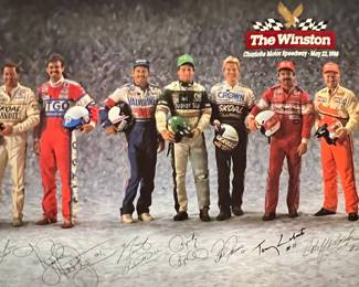 1988 The Winston NASCAR Driver Signed Poster