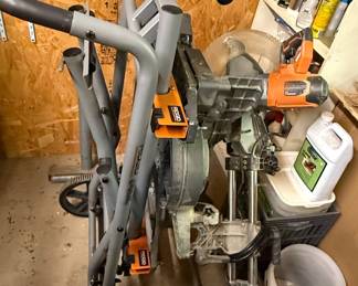 Ridgid R4221 12-inch Dual Bevel Sliding Miter Saw with Mobile Stand