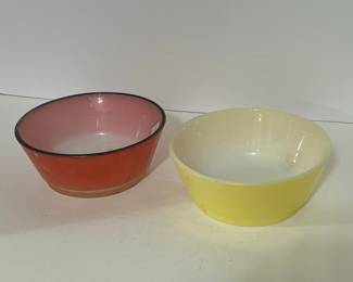 Fire-King Ombre Mixing Bowls