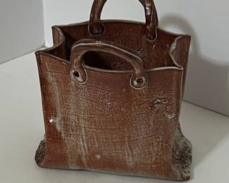 Ceramic Handbag Vase