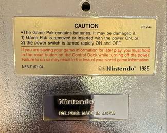 The Legend of Zelda NES Game Pak