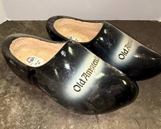Old Amsterdam Style Wooden Clogs