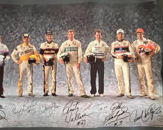 1988 The Winston NASCAR Driver Signed Poster