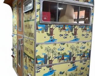 Custom Tiki Style Micro Travel Trailer