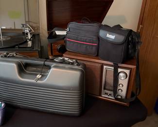 Memorex Nostalgic 7-in-1 Wooden Music Center