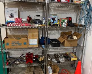 Heavy Duty Chrome Wire Shelving Unit