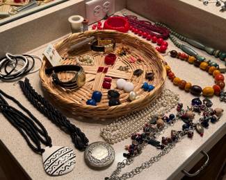 Vintage Costume Jewelry Assortment with Designer Brands